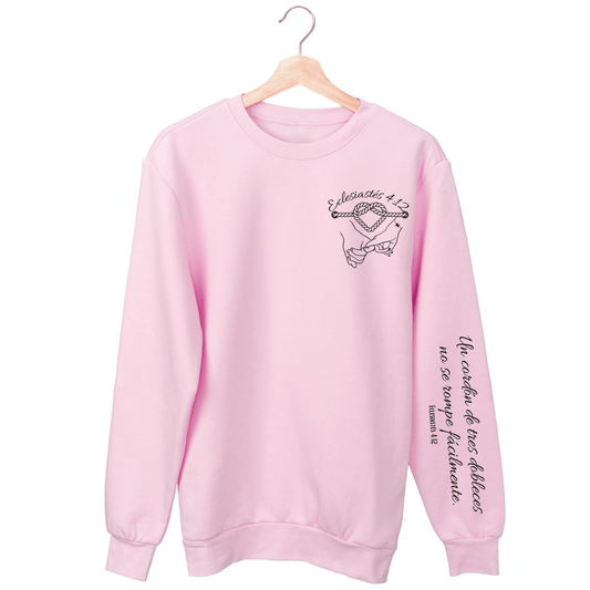 Un Cordón de Tres Dobleces – Eclesiastés 4:12 Sudadera Unisex