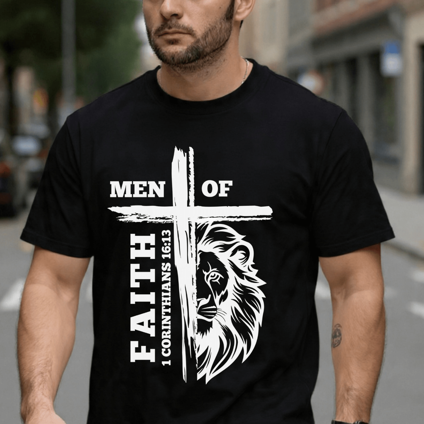 Men of Faith T-Shirt – 1 Corinthians 16:13