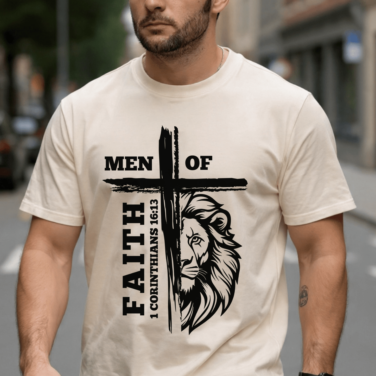 Men of Faith T-Shirt – 1 Corinthians 16:13