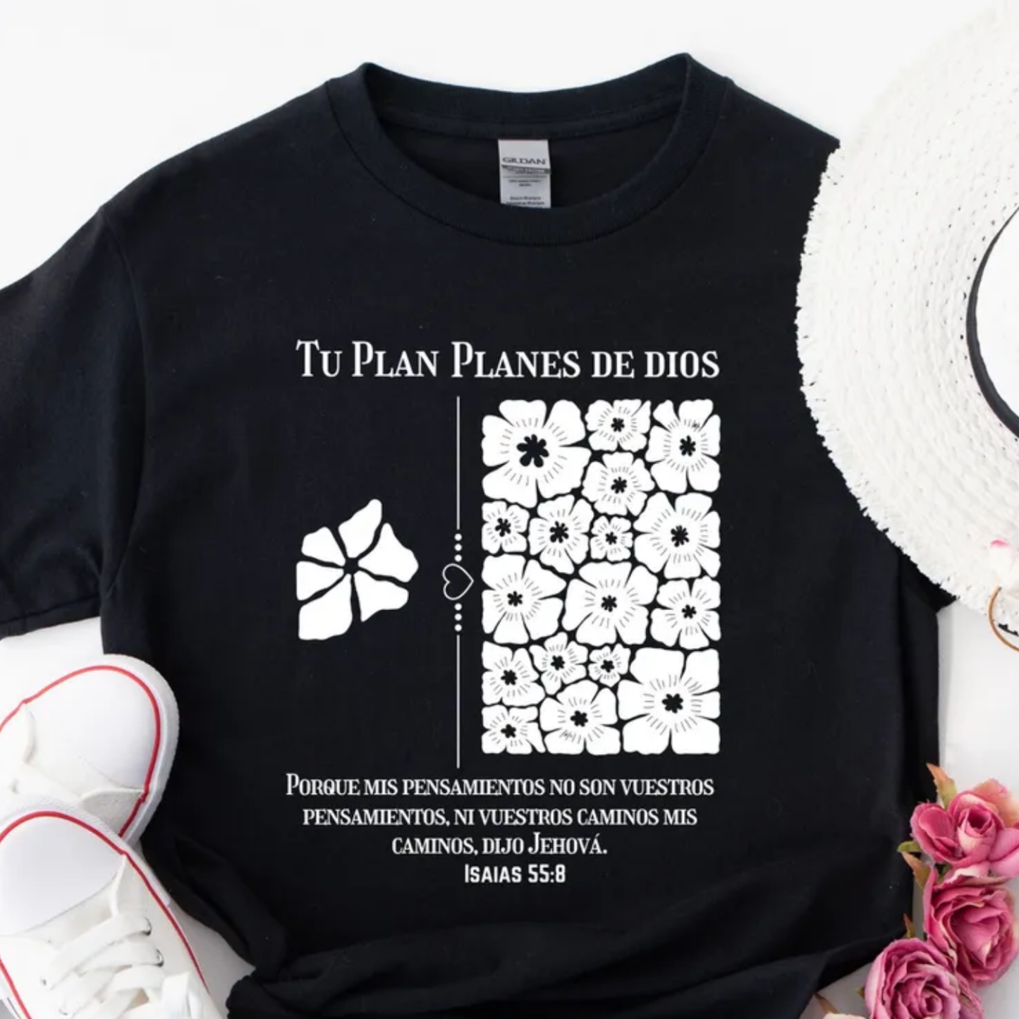 El Plan de Dios – Isaías 55:8 Camisa Mujer