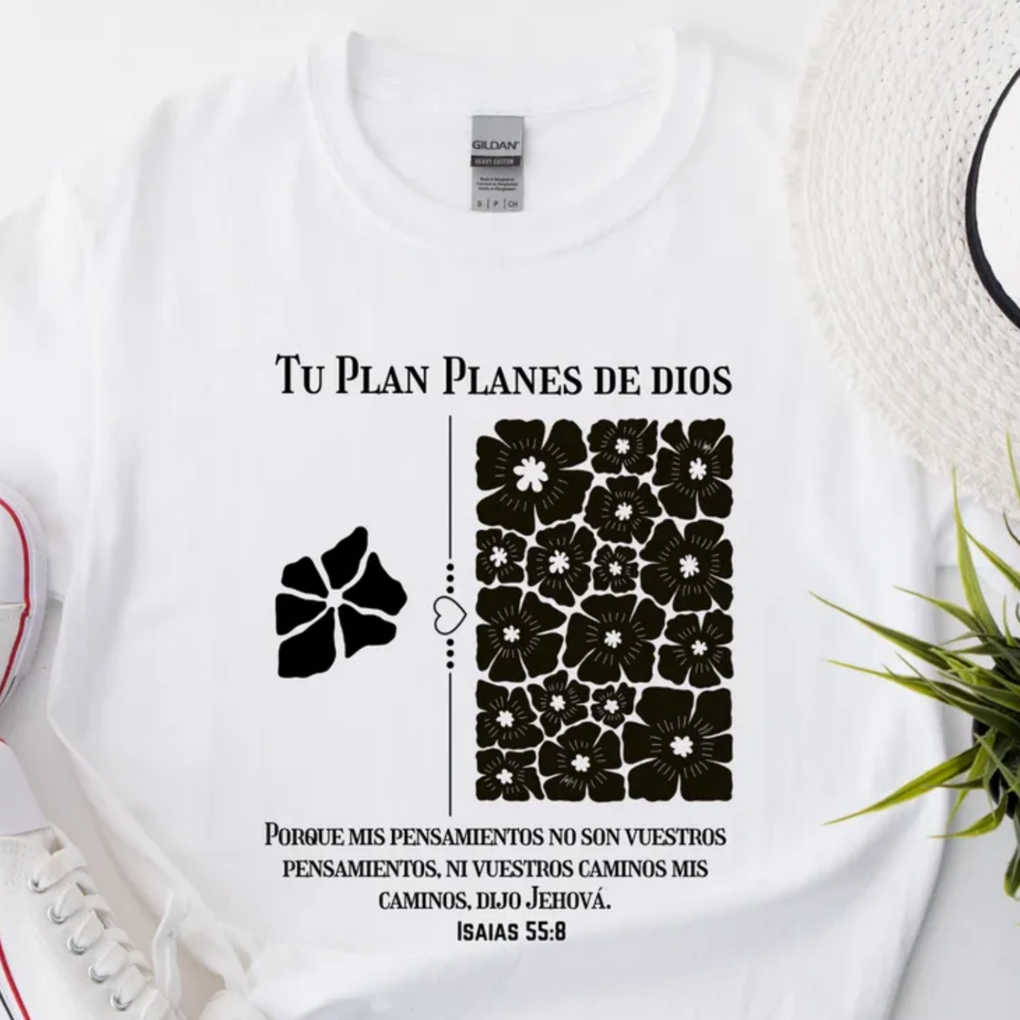 El Plan de Dios – Isaías 55:8 Camisa Mujer