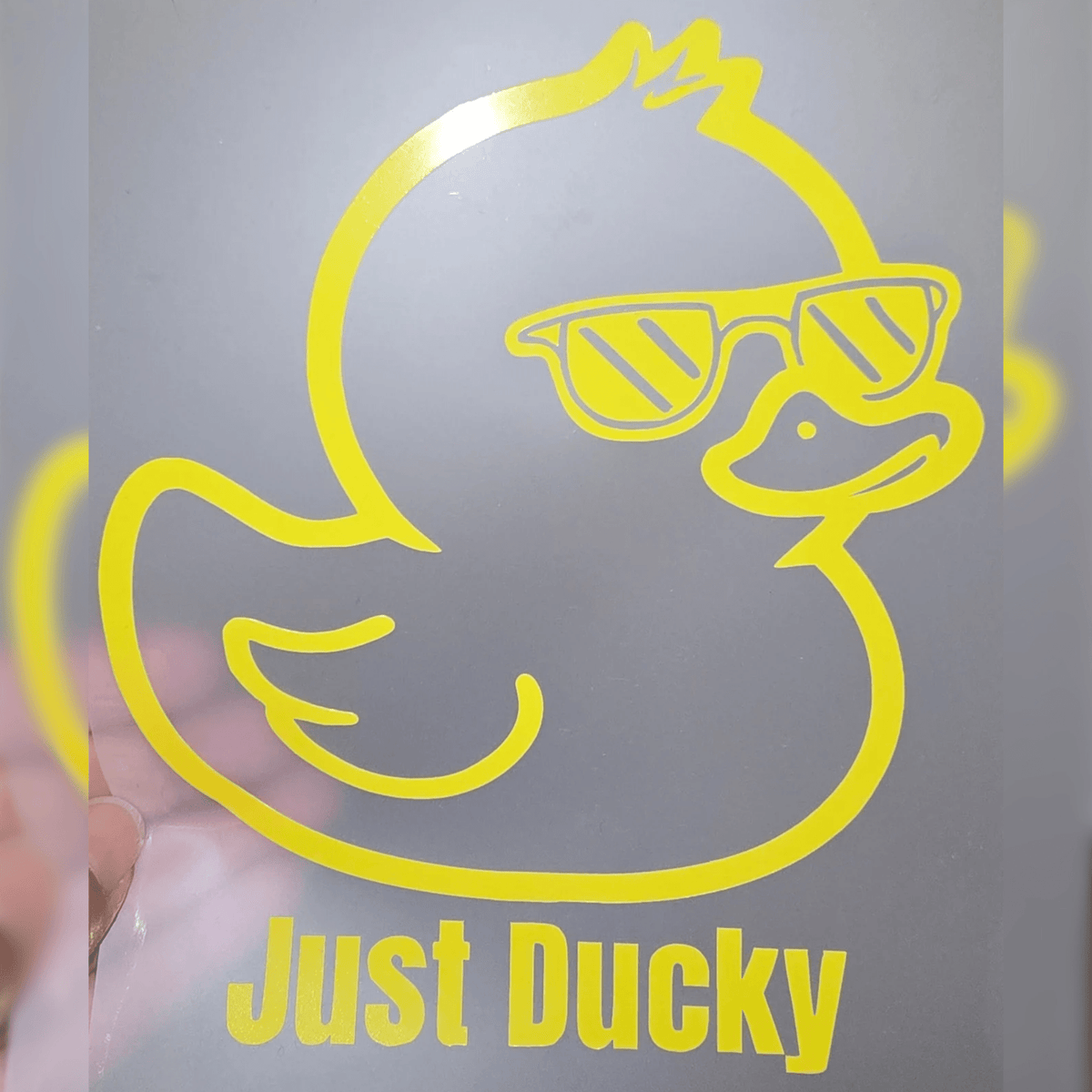 Just Ducky – Cute Duck Premium Vinyl Decal