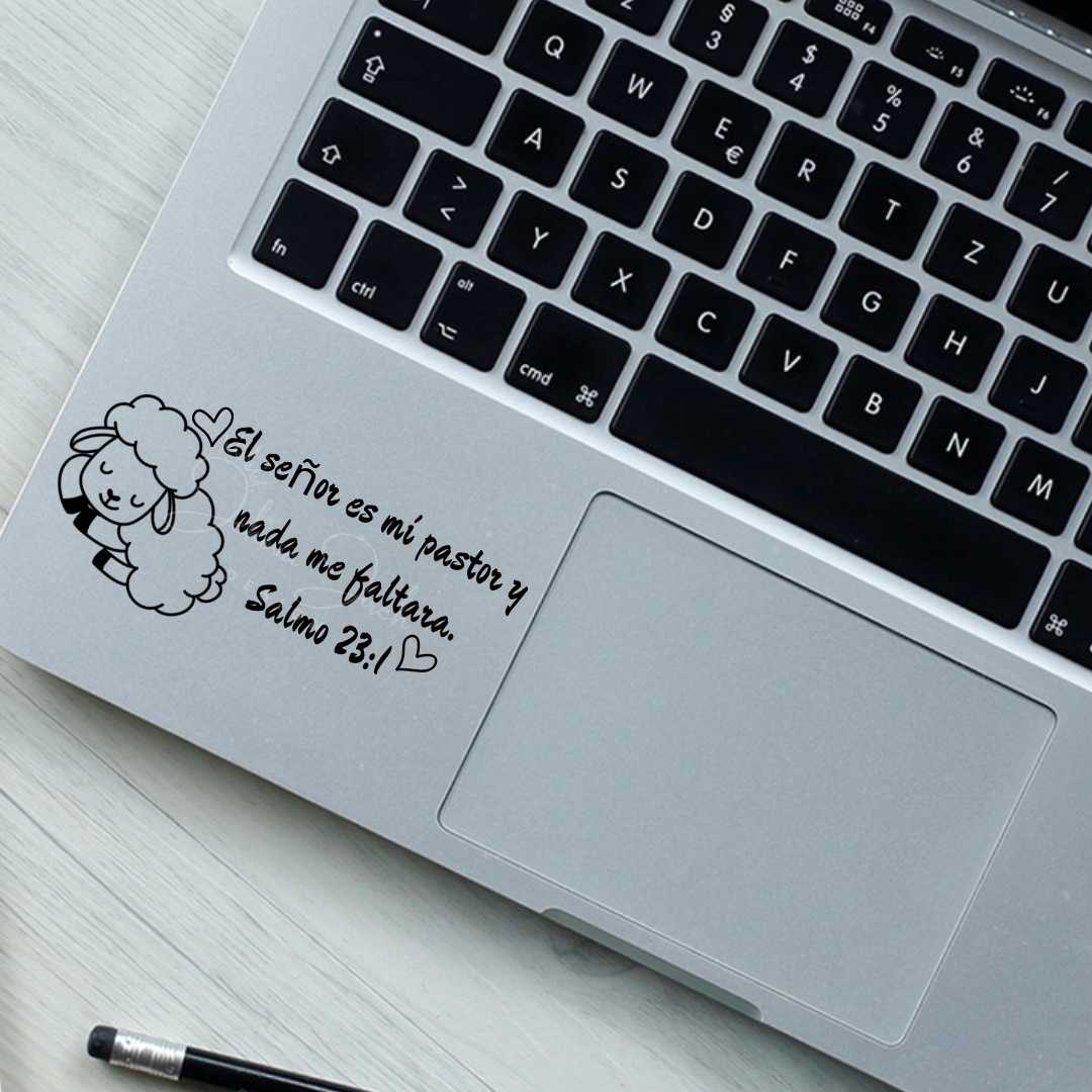 Jehová Es Mi Pastor Salmo 23:1 - Decal Cristiano