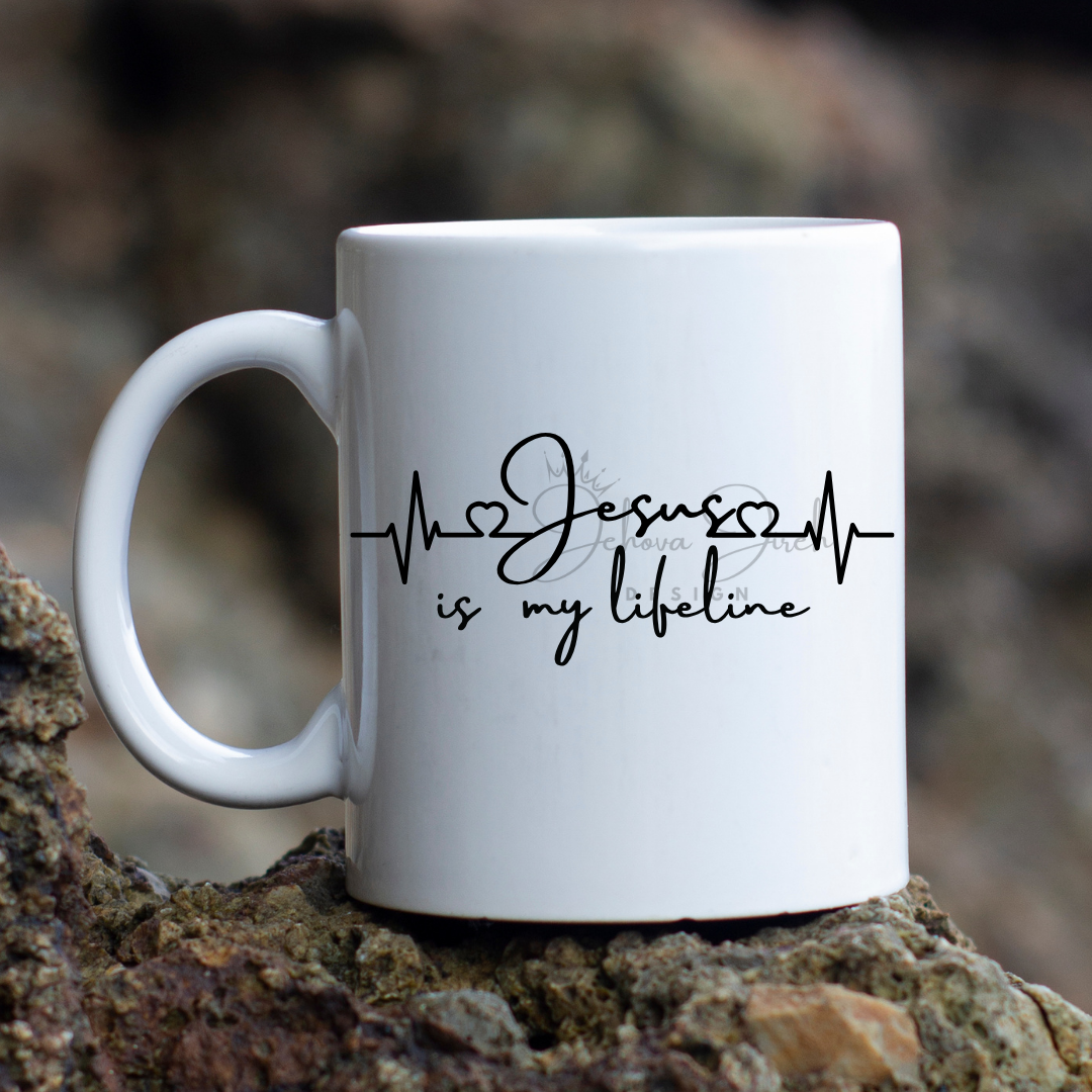 Jesus Is My Lifeline - Christian Decal