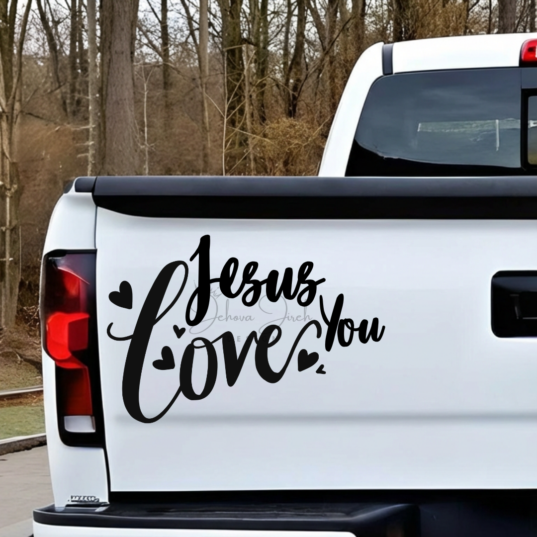 Jesus Loves You -  Christian Decal ✝️