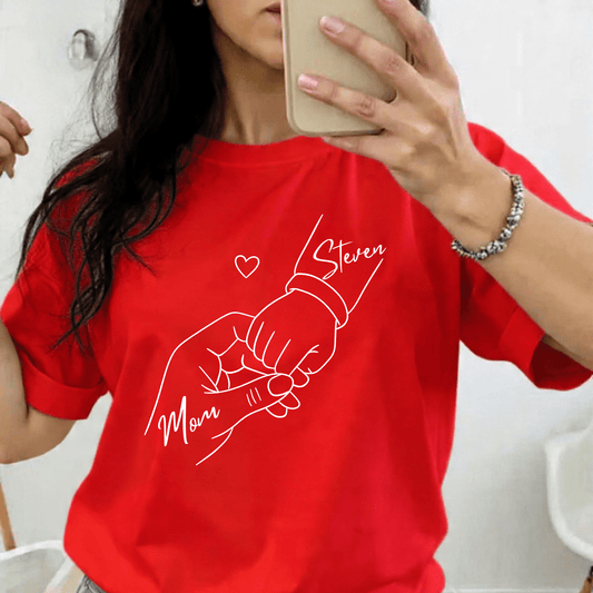 Personalized Mom Shirt - Baby Name