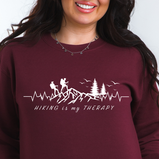 Hiking Is My Therapy Unisex Sweatshirt