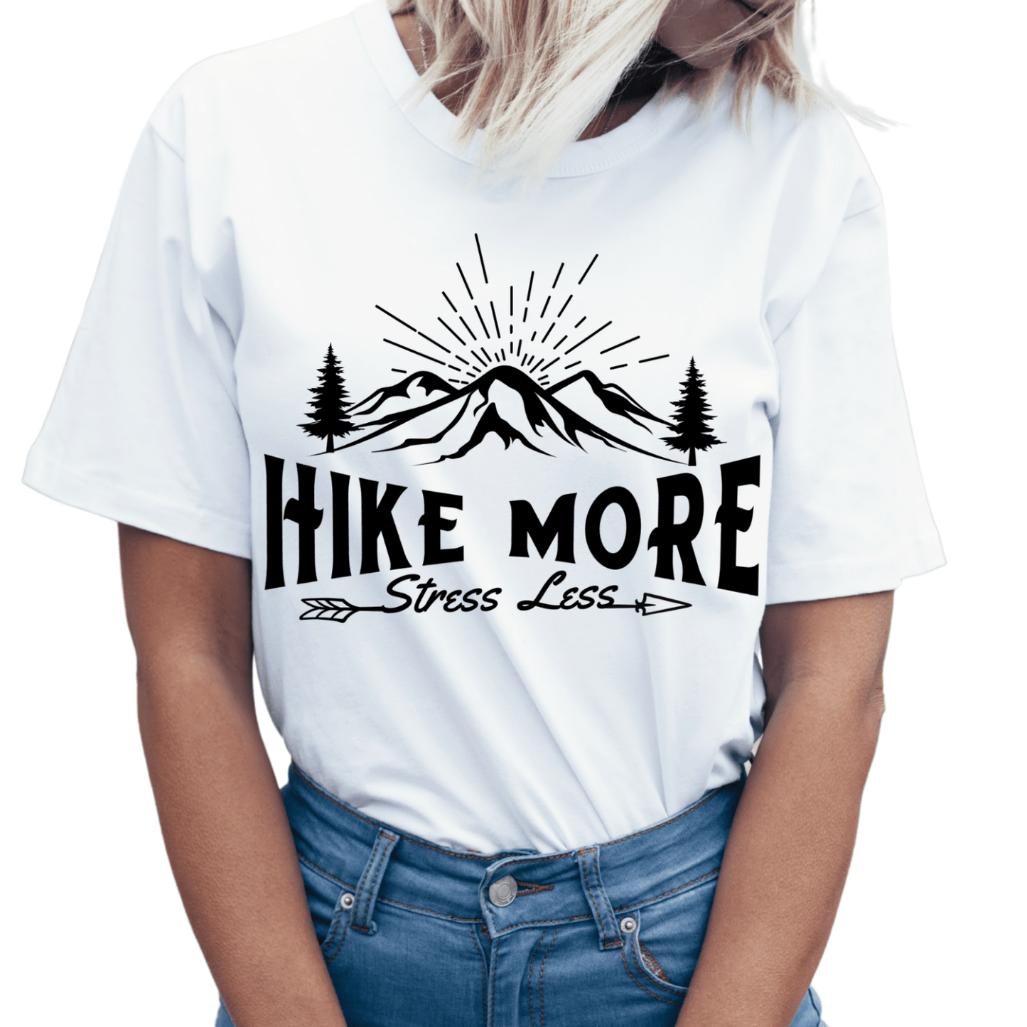 Hike More Stress Less Unisex T-Shirt
